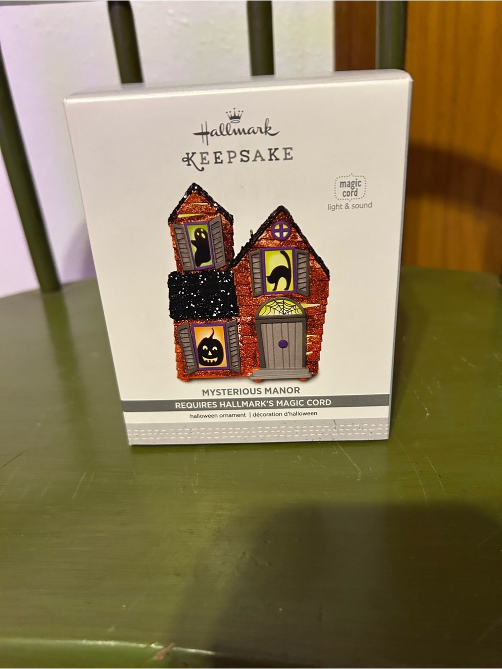 Hallmark Keepsake Mysterious Manor Halloween Wall Ornament - Orange & Black